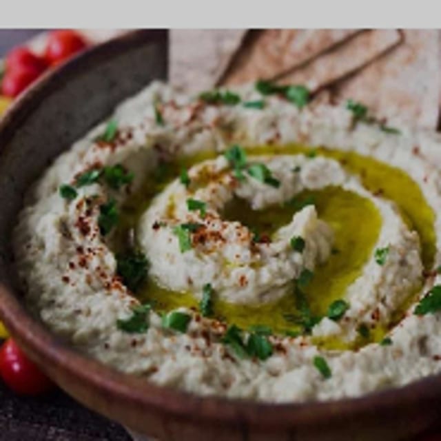Plain Baba Ghannouj.